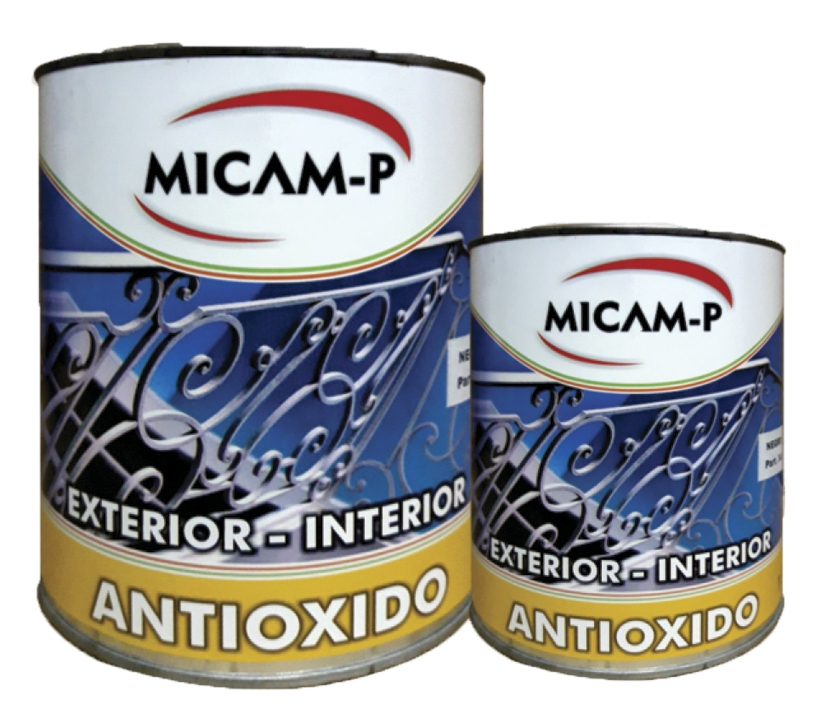 Antioxido para interior y exterior color Gris Oscuro de 500 cc - Pinturas Micam-P