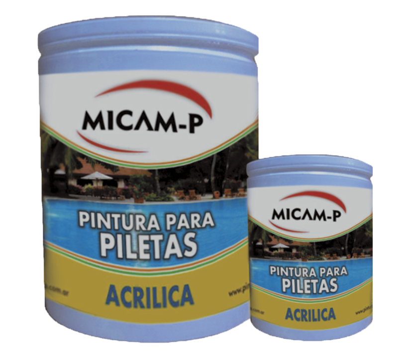 Pintura acrÃƒÂ­lica para piletas x 4lt - Pinturas Micam-P