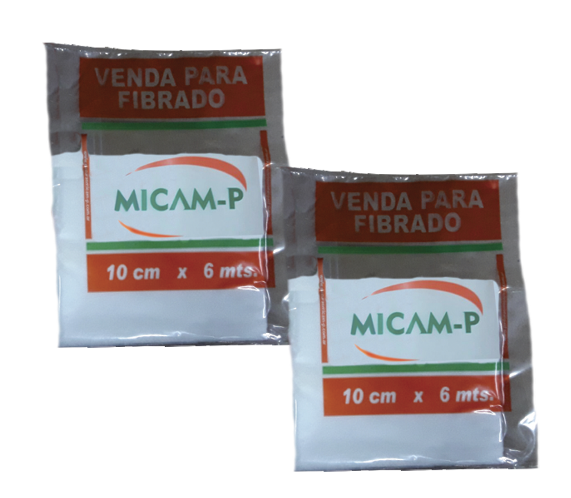 Venda para fibrado 10 cm x 6 mt - Pintura Micam-P